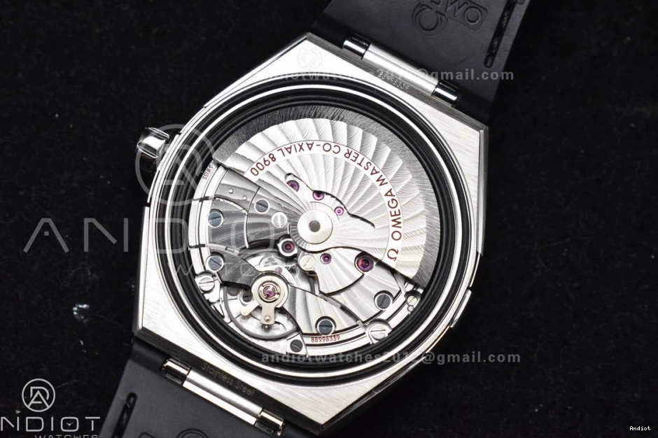 Strap Gray SS Clone A8900 Constellation Best Edition 1:1 VSF Black Gummy on Dial Super 1222